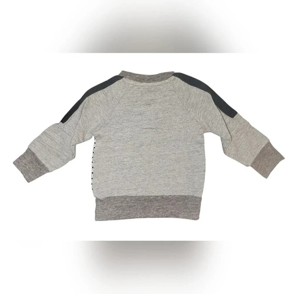 NWT Miki Miette Gray Striped Sweater Size 9 months - Picture 2 of 6